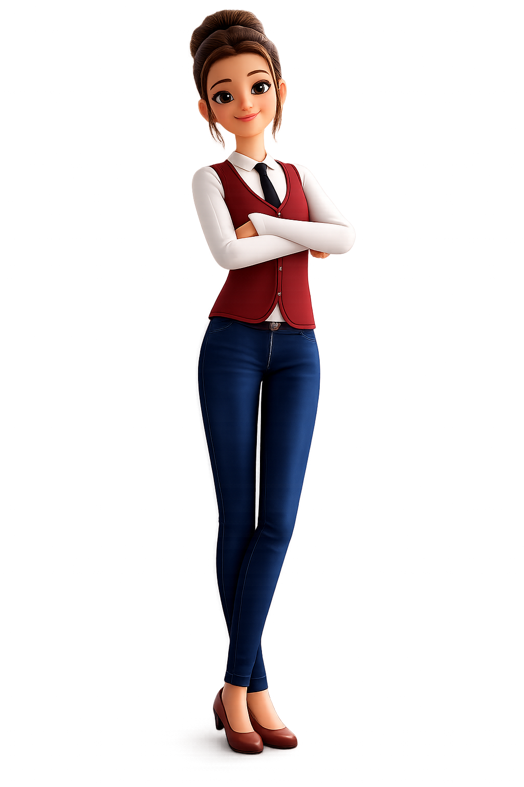 Silhouette d'une designer UI UX