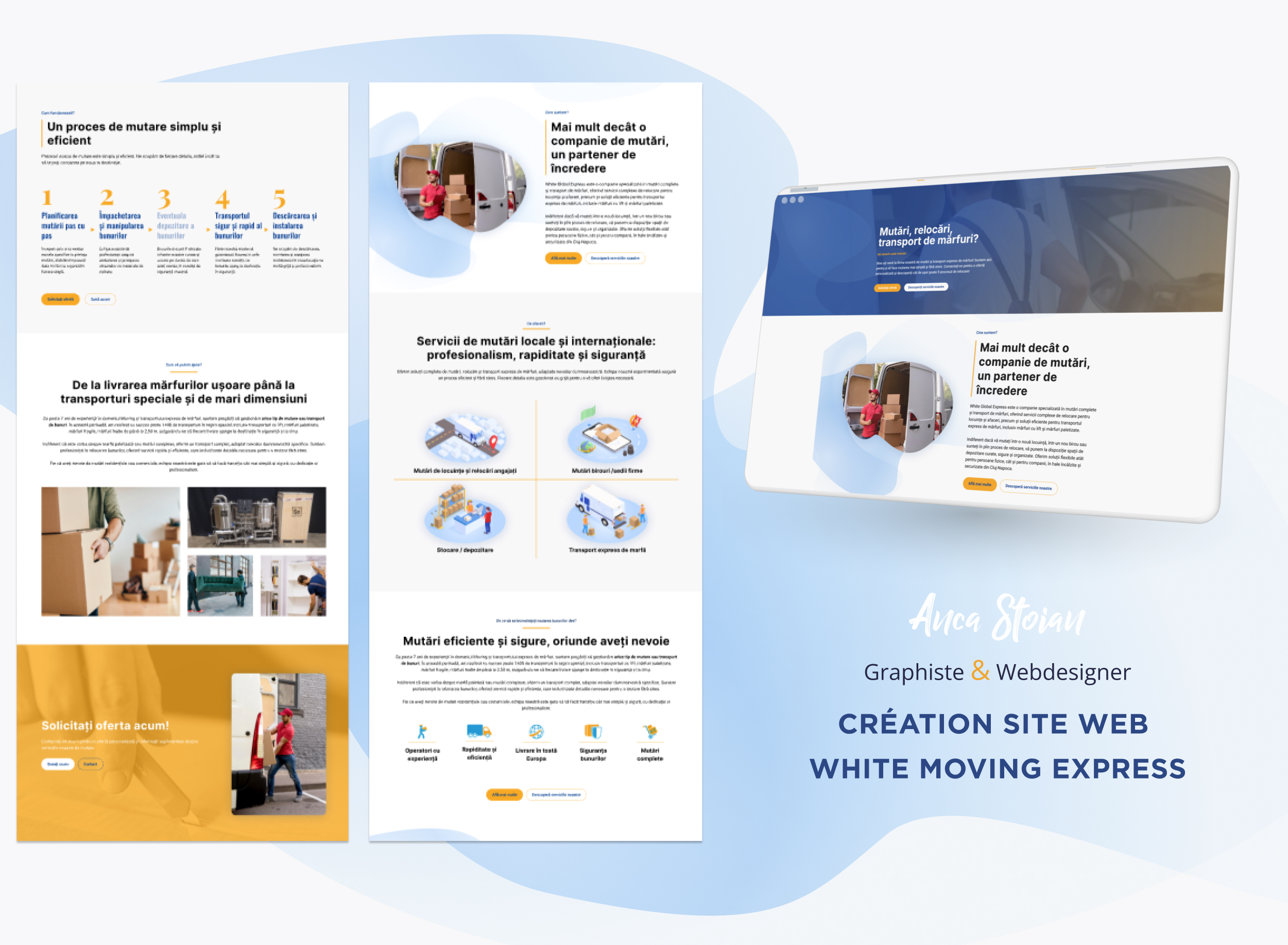 Conception site web déménageurs
