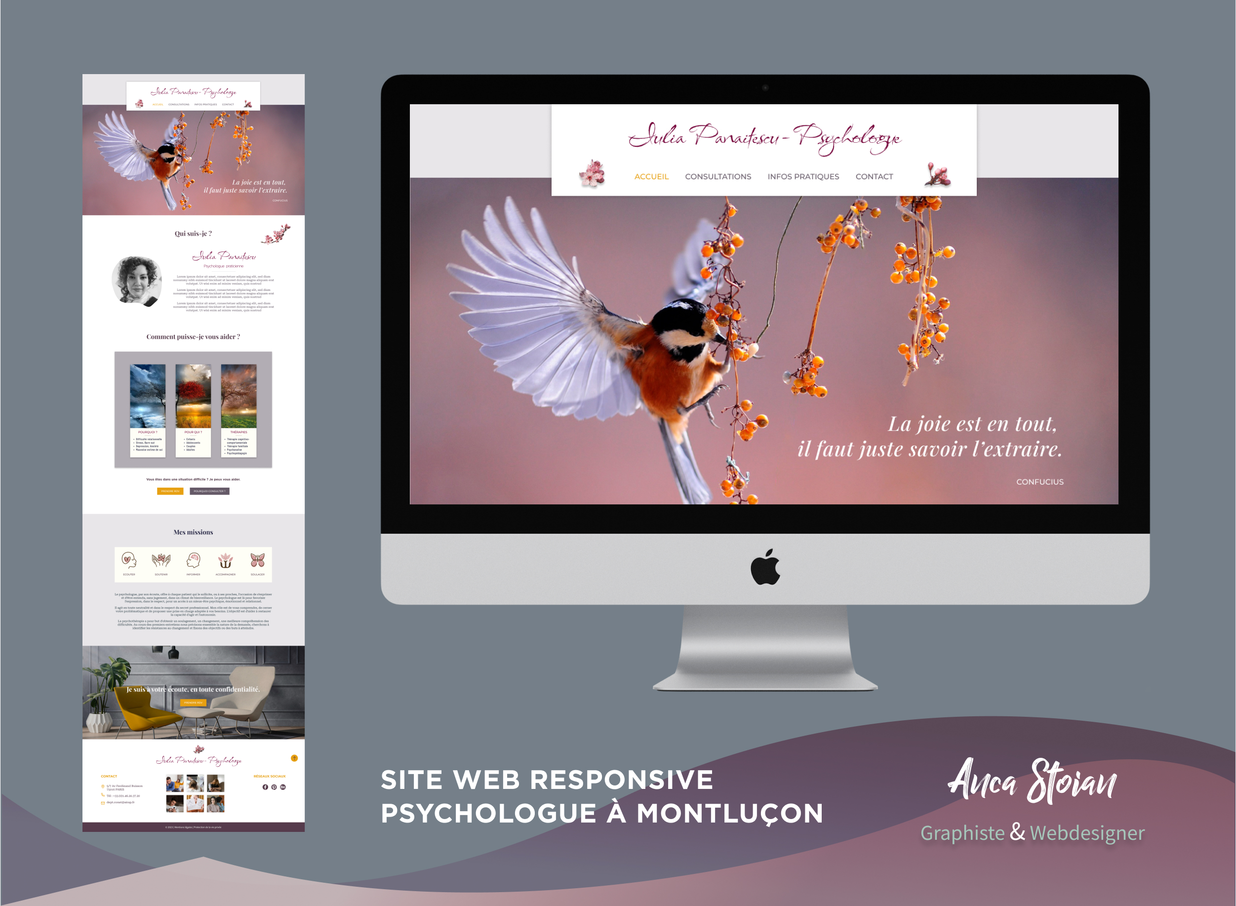 Création Site Web responsive psychologue